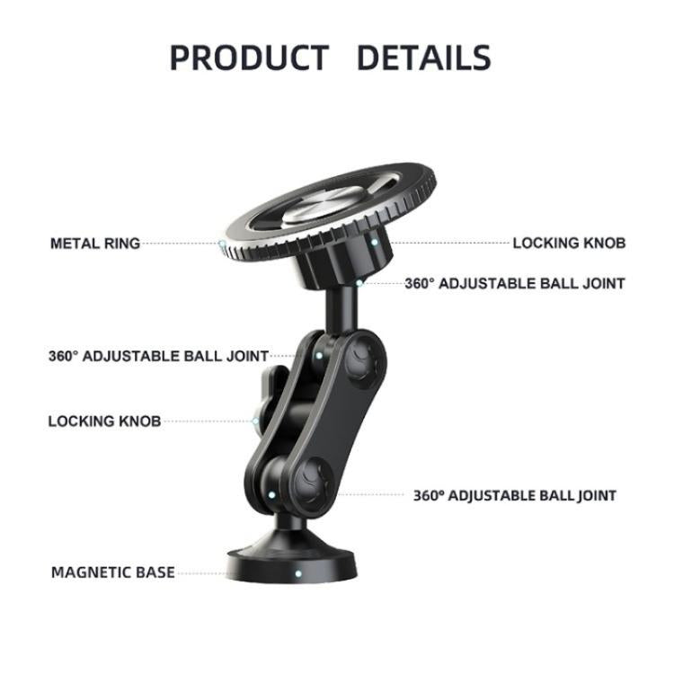 X036 Dual Magnetic MagSafe Lazy Phone Holder for Gym Equipment - Stand by buy2fix | Online Shopping UK | buy2fix