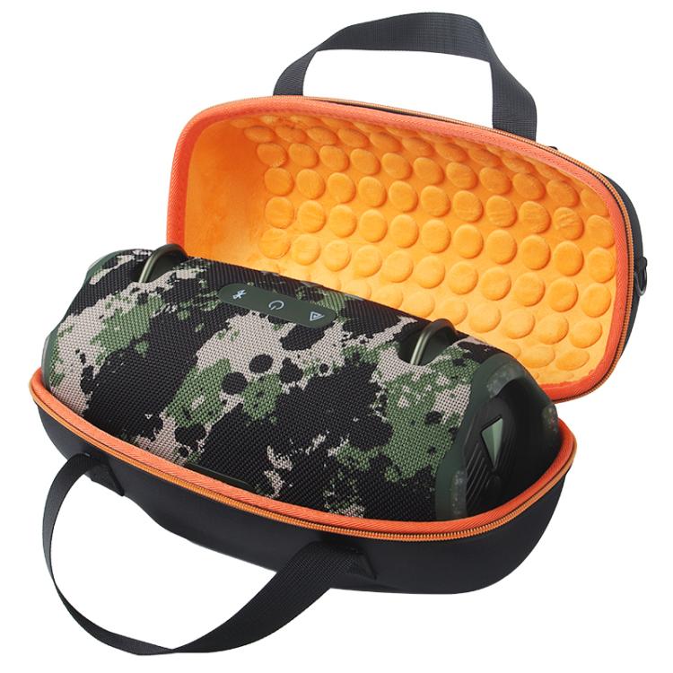 For JBL Xtreme 4 Bluetooth-compatible Speaker Storage Bag Oxford(black+Orange) - Protective Case by buy2fix | Online Shopping UK | buy2fix