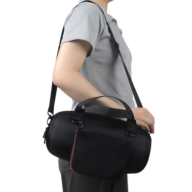 For JBL Xtreme 4 Bluetooth-compatible Speaker Storage Bag Oxford(black+Orange) - Protective Case by buy2fix | Online Shopping UK | buy2fix