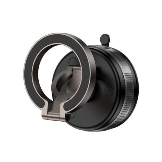 D1X Hands-Free Suction Cup Phone Holder Foldable Vacuum Magnetic Car Phone Mount - Universal Car Holders by buy2fix | Online Shopping UK | buy2fix