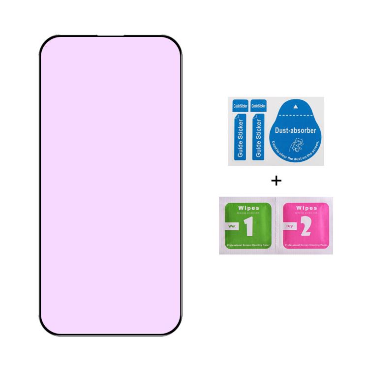 For iPhone 16 Plus JUNSUNMAY 25pcs Anti-Blue Light Silk Print HD Tempered Glass Film - iPhone 16 Plus Tempered Glass by JUNSUNMAY | Online Shopping UK | buy2fix