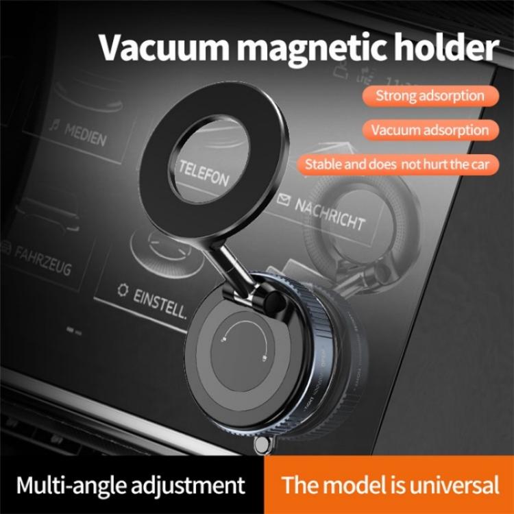 K007 Dashboard Stand 360 Degree Rotation Car Suction Cup Base Magnetic Mount Phone Holder(White) - Universal Car Holders by buy2fix | Online Shopping UK | buy2fix