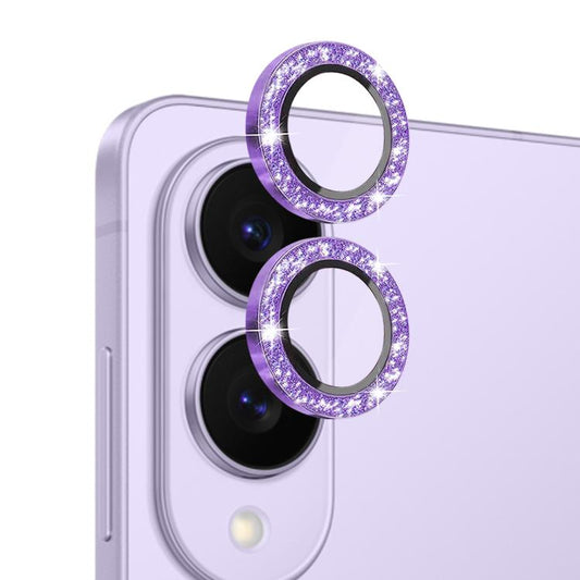 For Samsung Galaxy S25 Edge 5G NORTHJO 1 Set Camera Lens Protector Glitter Metal Ring Film(Purple) - For Samsung by NORTHJO | Online Shopping UK | buy2fix