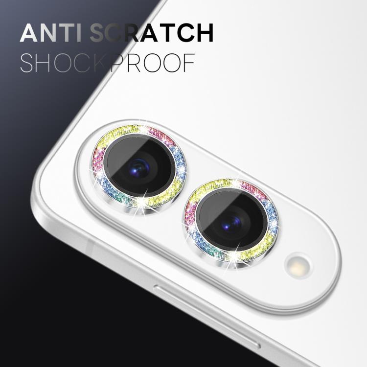 For Samsung Galaxy S25 Edge 5G NORTHJO 1 Set Camera Lens Protector Glitter Metal Ring Film(Colorful) - For Samsung by NORTHJO | Online Shopping UK | buy2fix