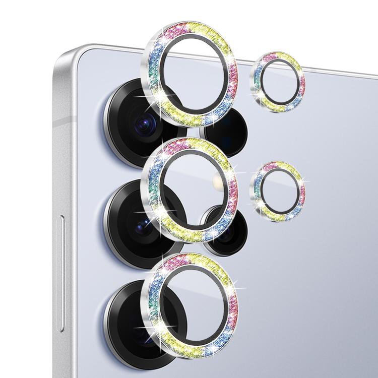 For Samsung Galaxy S25 Ultra 5G NORTHJO 1 Set Camera Lens Protector Glitter Metal Ring Film(Colorful) - For Samsung by NORTHJO | Online Shopping UK | buy2fix