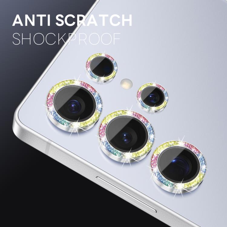 For Samsung Galaxy S25 Ultra 5G NORTHJO 1 Set Camera Lens Protector Glitter Metal Ring Film(Colorful) - For Samsung by NORTHJO | Online Shopping UK | buy2fix