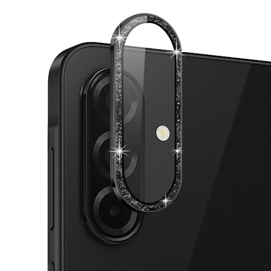 For Samsung Galaxy A26 5G NORTHJO 1 Set Camera Lens Protector Glitter Metal Ring Film(Black) - For Samsung by NORTHJO | Online Shopping UK | buy2fix