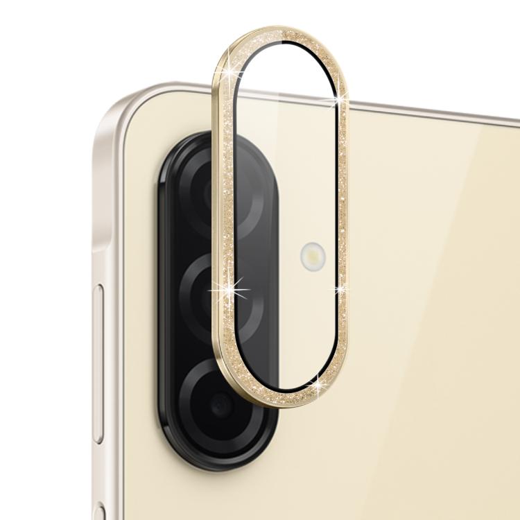 For Samsung Galaxy A26 5G NORTHJO 1 Set Camera Lens Protector Glitter Metal Ring Film(Gold) - For Samsung by NORTHJO | Online Shopping UK | buy2fix