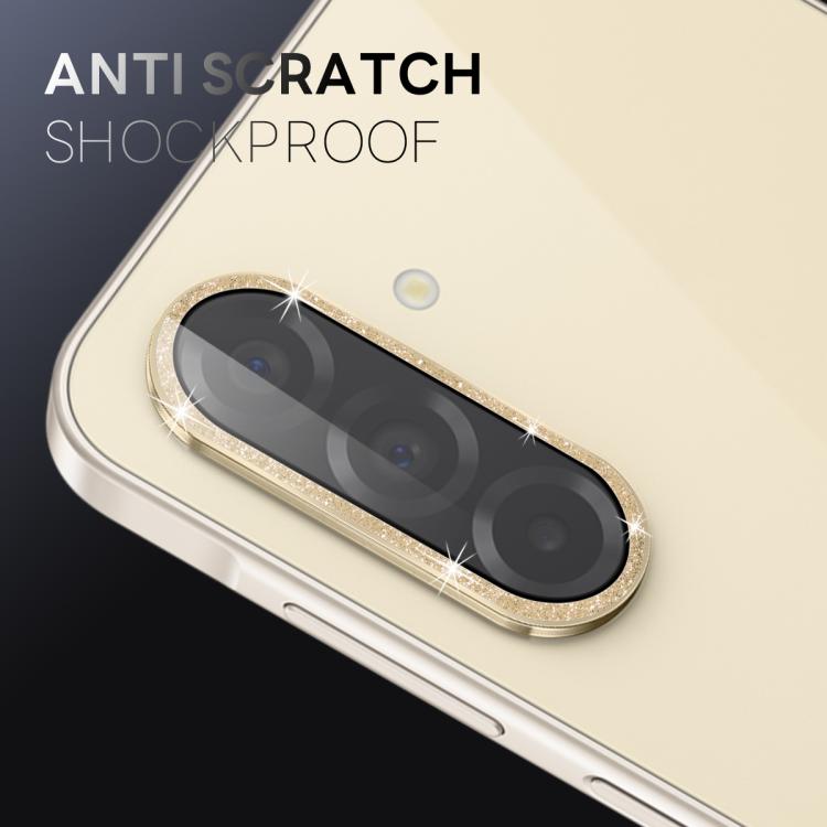 For Samsung Galaxy A26 5G NORTHJO 1 Set Camera Lens Protector Glitter Metal Ring Film(Gold) - For Samsung by NORTHJO | Online Shopping UK | buy2fix