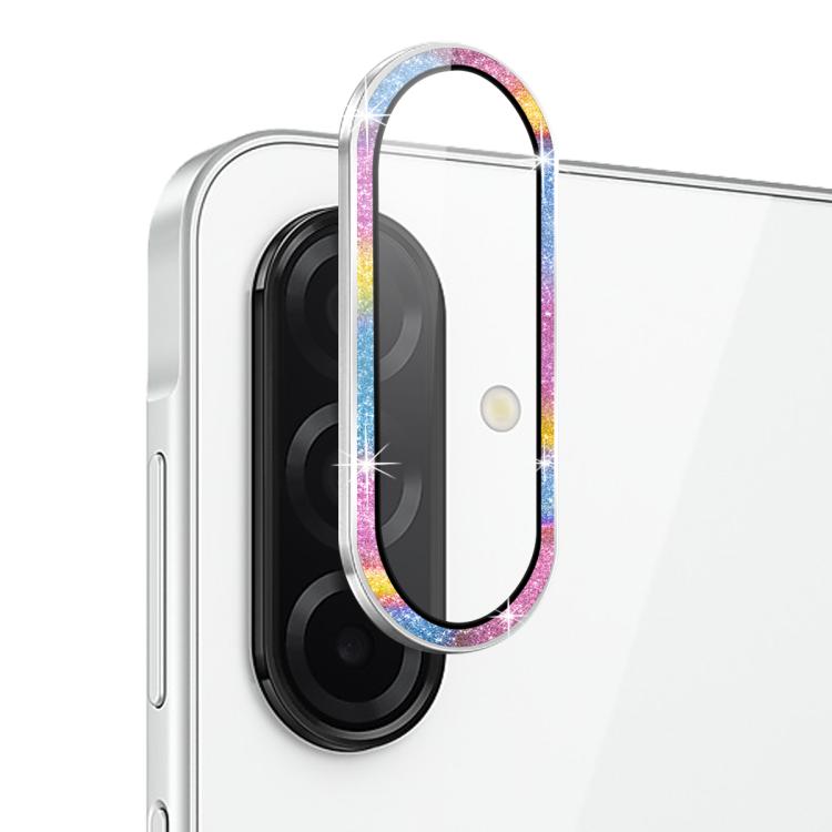 For Samsung Galaxy A26 5G NORTHJO 1 Set Camera Lens Protector Glitter Metal Ring Film(Colorful) - For Samsung by NORTHJO | Online Shopping UK | buy2fix