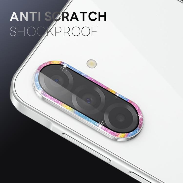 For Samsung Galaxy A26 5G NORTHJO 1 Set Camera Lens Protector Glitter Metal Ring Film(Colorful) - For Samsung by NORTHJO | Online Shopping UK | buy2fix