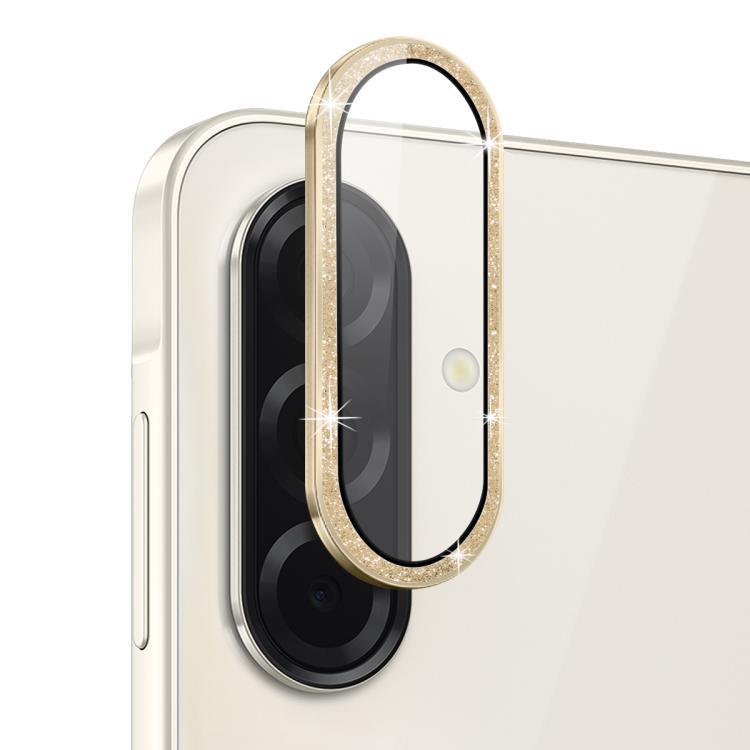 For Samsung Galaxy A36 5G / A56 5G NORTHJO 1 Set Camera Lens Protector Glitter Metal Ring Film(Gold) - For Samsung by NORTHJO | Online Shopping UK | buy2fix
