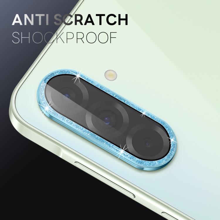 For Samsung Galaxy A36 5G / A56 5G NORTHJO 1 Set Camera Lens Protector Glitter Metal Ring Film(Blue) - For Samsung by NORTHJO | Online Shopping UK | buy2fix