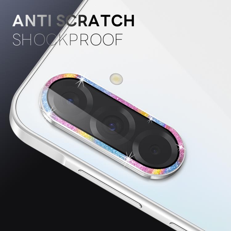 For Samsung Galaxy A36 5G / A56 5G NORTHJO 1 Set Camera Lens Protector Glitter Metal Ring Film(Colorful) - For Samsung by NORTHJO | Online Shopping UK | buy2fix
