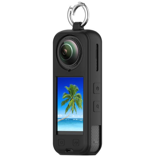 For Insta360 X5 Silicone Protective Case(Black) - Case & Bags by buy2fix | Online Shopping UK | buy2fix
