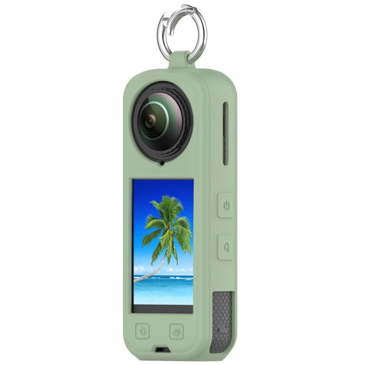 For Insta360 X5 Silicone Protective Case(Ice Lake Green) - Case & Bags by buy2fix | Online Shopping UK | buy2fix