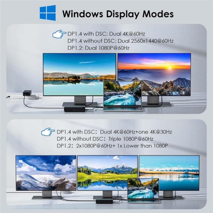 WAVLINK UMD23M For Laptop Tablet 13 in 1 USB-C Hub 10Gbps M.2 Pcie / SATA SSD Enclosure(AU Plug) - USB HUB by WAVLINK | Online Shopping UK | buy2fix