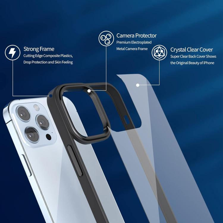 For iPhone 14 Kalebol Gold Shield PC Hybrid TPU Phone Case(White) - iPhone 14 Cases by Kalebol | Online Shopping UK | buy2fix