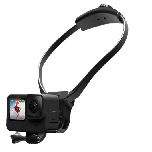Sports Camera Lazy Neck Bracket Phone Clamp Mount(Black) - Holder by buy2fix | Online Shopping UK | buy2fix