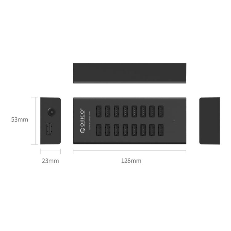 ORICO H1613-U2 16 Ports USB2.0 HUB - USB 2.0 HUB by ORICO | Online Shopping UK | buy2fix
