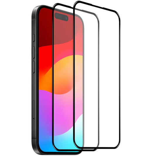 For iPhone 17 2pcs NORTHJO A++ 0.3mm Screen Full Glue Silk Printing Tempered Glass Film - iPhone 17 Cases by NORTHJO | Online Shopping UK | buy2fix