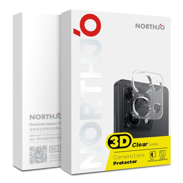 For Honor 400 Lite Global NORTHJO Camera Lens Protector 3D HD Tempered Glass Film(Clear) - For Huawei by NORTHJO | Online Shopping UK | buy2fix