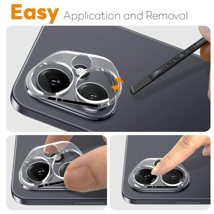 For Honor 400 Global 156.5mm NORTHJO Camera Lens Protector 3D HD Tempered Glass Film(Clear) - For Huawei by NORTHJO | Online Shopping UK | buy2fix