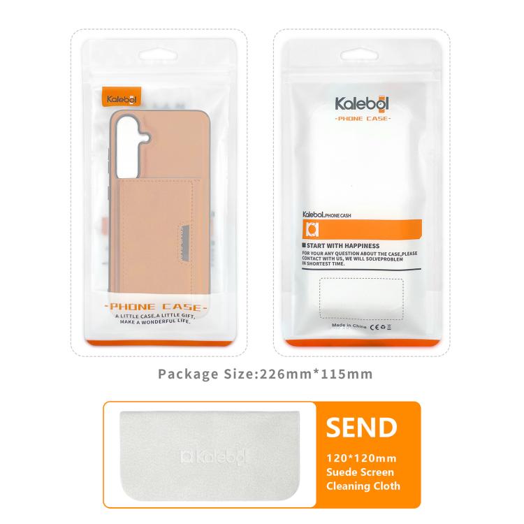 For Samsung Galaxy Z Fold7 Kalebol Strong Magnetic MagSafe Tri-Fold Wallet Leather Phone Case(Blue) - Galaxy Z Fold7 5G Cases by Kalebol | Online Shopping UK | buy2fix