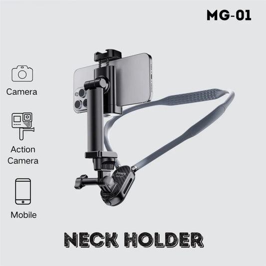 JMARY MG-01 For Phone Action Camera POV / Vlog Selfie Mount Neck Mount Hand Free Holder - Holder by Jmary | Online Shopping UK | buy2fix