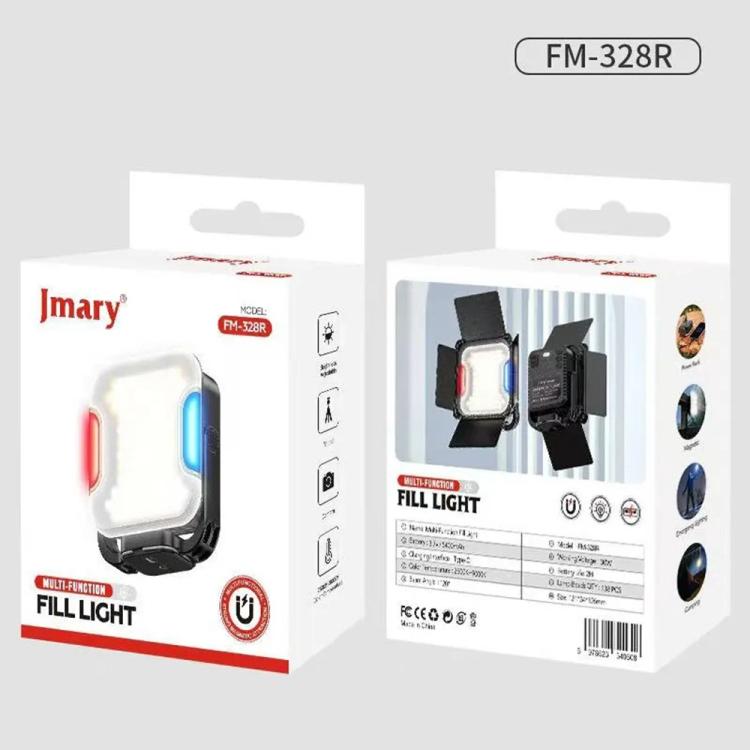 JMARY FM-328R Adjustable Color Temperature Outdoor Camping LED Light Portable Video Fill Light - by Jmary | Online Shopping UK | buy2fix