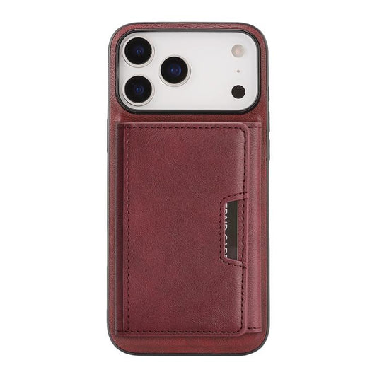 For iPhone 17 Pro Max Kalebol Strong Magnetic MagSafe Tri-Fold Wallet Leather Phone Case(Red) - iPhone 17 Pro Max Cases by Kalebol | Online Shopping UK | buy2fix