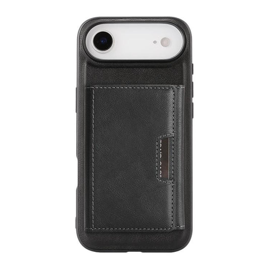 For iPhone 17 Air Kalebol Strong Magnetic MagSafe Tri-Fold Wallet Leather Phone Case(Black) - iPhone 17 Air Cases by Kalebol | Online Shopping UK | buy2fix