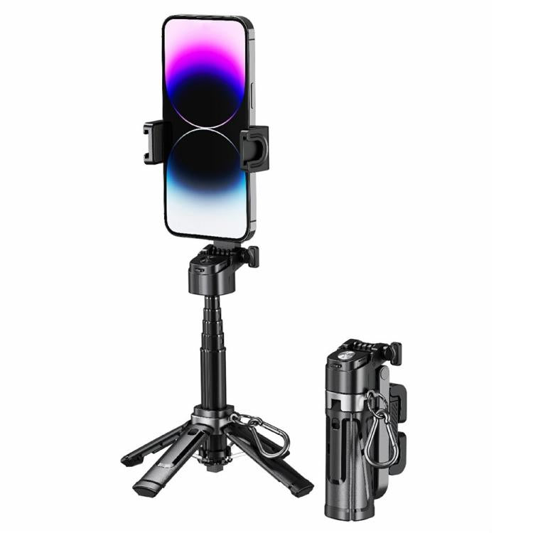 P25 Extendable Anti-shake Four-Legged Stand Portable Handheld Phone Selfie Stick(Black) - Selfie Sticks by buy2fix | Online Shopping UK | buy2fix