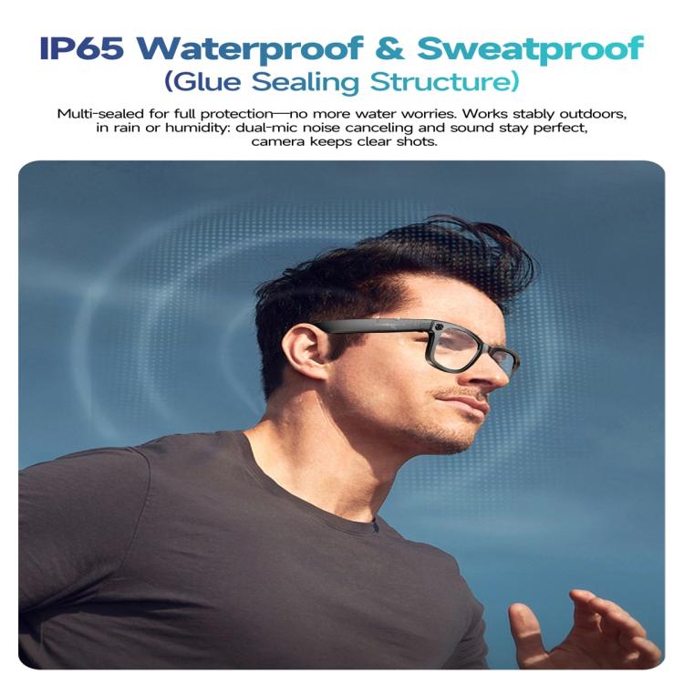 W610 Smart Glasses, Support AI Photo Recognition / AI Smart Translation / Bluetooth Call(White) - Smart Glasses by buy2fix | Online Shopping UK | buy2fix