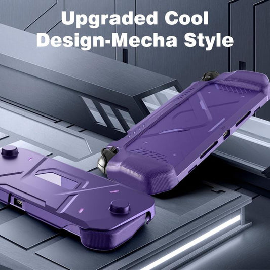 For Nintendo Switch 2 Game Console Mecha Style TPU Protective Case(Purple) - Cases by buy2fix | Online Shopping UK | buy2fix