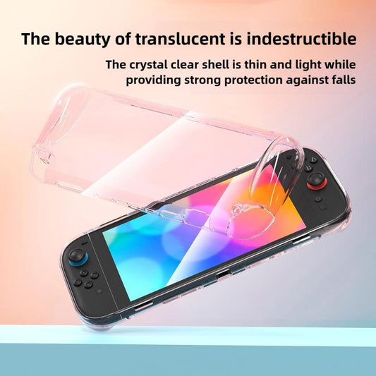 For Nintendo Switch 2 Game Consoles Transparent TPU Protective Case(Translucent Pink) - Cases by buy2fix | Online Shopping UK | buy2fix