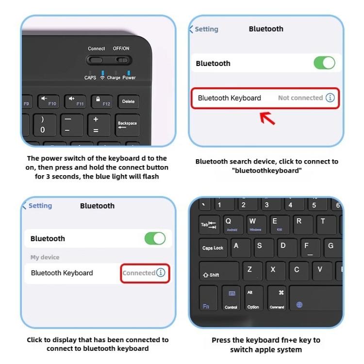 For iPad Pro 11 2021 / 2022 Bluetooth Keyboard Silicone Leather Tablet Case with Pen Slot(Lavender Purple) - For iPad Pro by buy2fix | Online Shopping UK | buy2fix