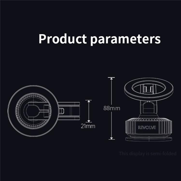 Z25 Vacuum Suction Magnetic Mount Bracket Foldable Car Phone Holder - Universal Car Holders by buy2fix | Online Shopping UK | buy2fix