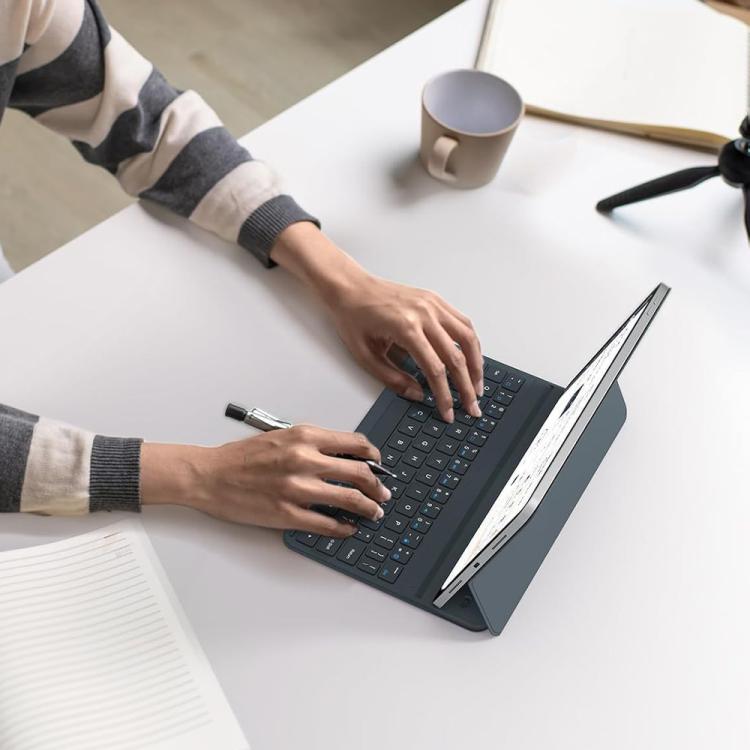 For iPad Pro 12.9 2021 / 2022 Magnetic Keyboard Slim Protective Case - For iPad Pro by buy2fix | Online Shopping UK | buy2fix