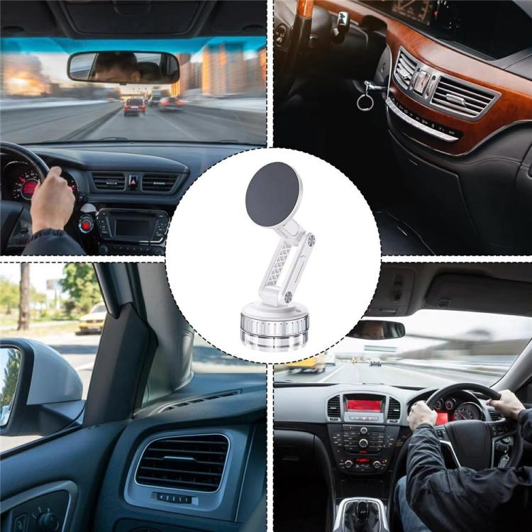 X51 Foldable Magnetic Cellphone Holder Car Dashboard Suction Cup Navigation Phone Holder(Black) - Universal Car Holders by buy2fix | Online Shopping UK | buy2fix