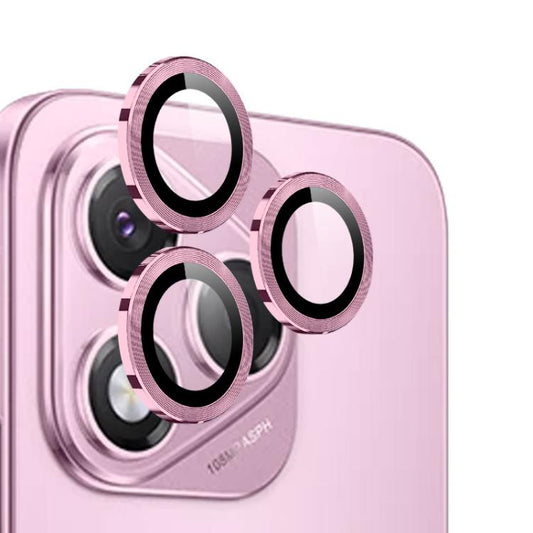 For Honor 400 Lite Global NORTHJO Camera Lens Protector CD Metal Ring Tempered Glass Film(Pink) - Honor Tempered Glass by NORTHJO | Online Shopping UK | buy2fix