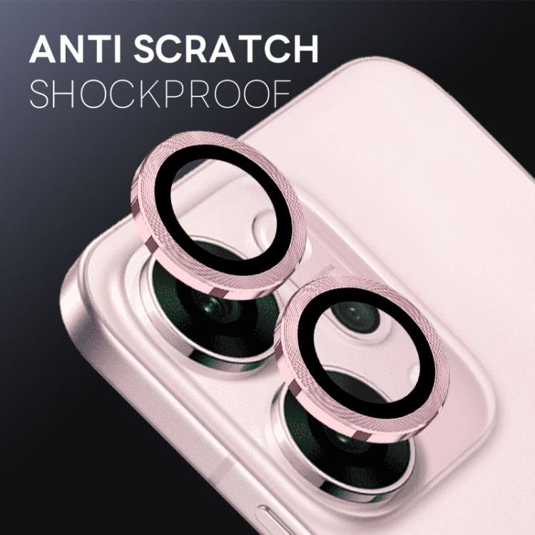 For OPPO Reno14 Global NORTHJO Camera Lens Protector CD Metal Ring Tempered Glass Film(Pink) - OPPO Tempered Glass by NORTHJO | Online Shopping UK | buy2fix