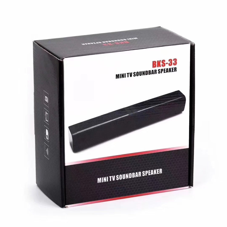 BKS-33 5.0 TV Home Wireless Soundbar, Support TF, Removable and Splice, 3D Stereo Effect - Desktop Speaker by buy2fix | Online Shopping UK | buy2fix