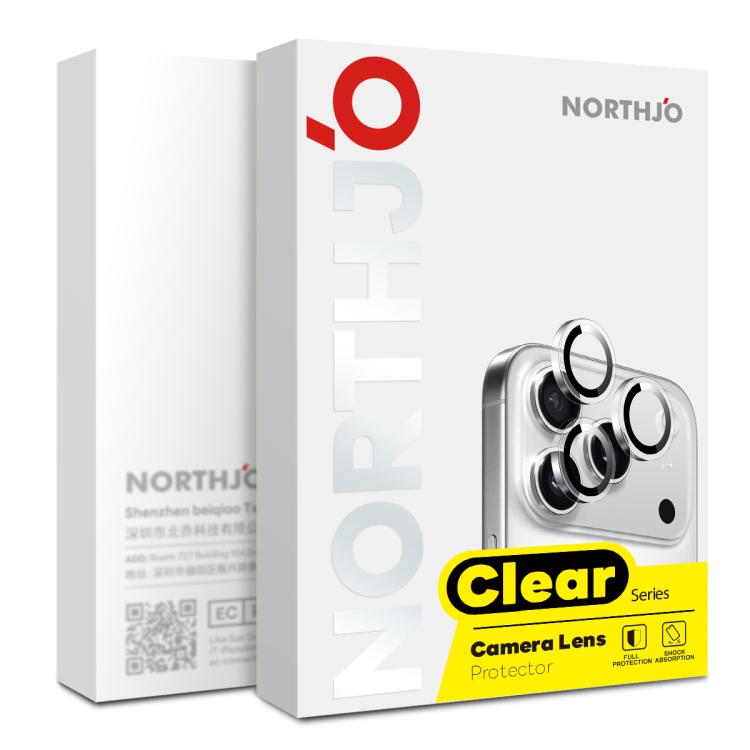 For iPhone 15 Pro / 15 Pro Max NORTHJO Camera Lens Protector Clear Ring Tempered Glass Film(Clear) - iPhone 15 Pro Max Tempered Glass by NORTHJO | Online Shopping UK | buy2fix