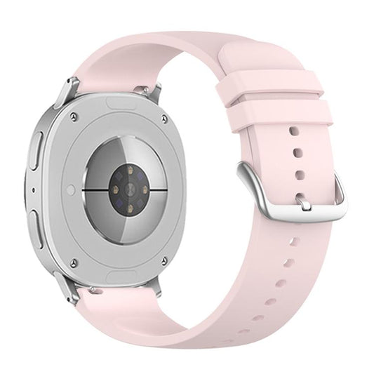 For Samsung Galaxy Watch8 / Watch8 Classic Round Tail Silicone Watch Band(Light Pink) - Watch Bands by buy2fix | Online Shopping UK | buy2fix