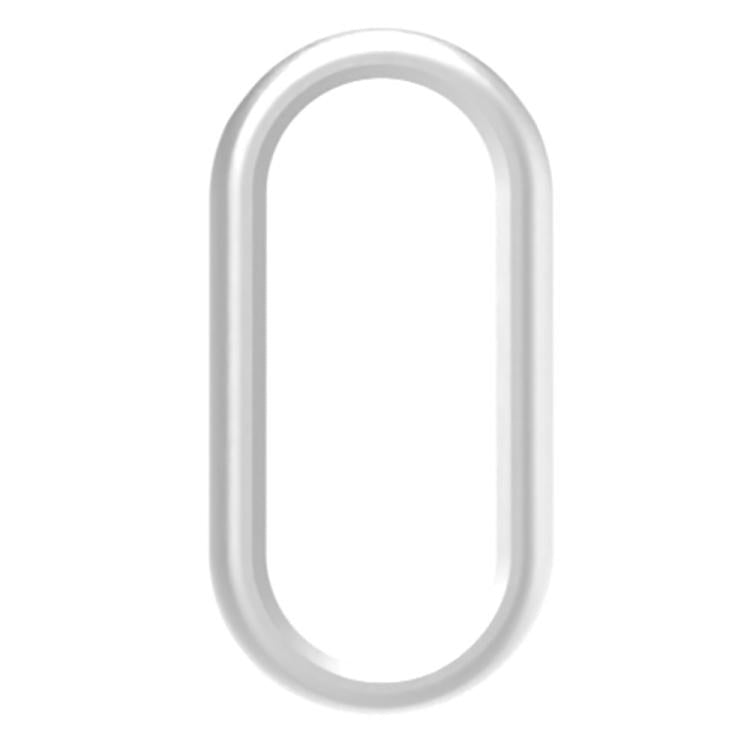 For Xiaomi Mi Band 8 / 9 Ceramic / 10 Ceramic Half Coverage Hollow PC Watch Protective Cover(Silver) - Watch Cases by buy2fix | Online Shopping UK | buy2fix