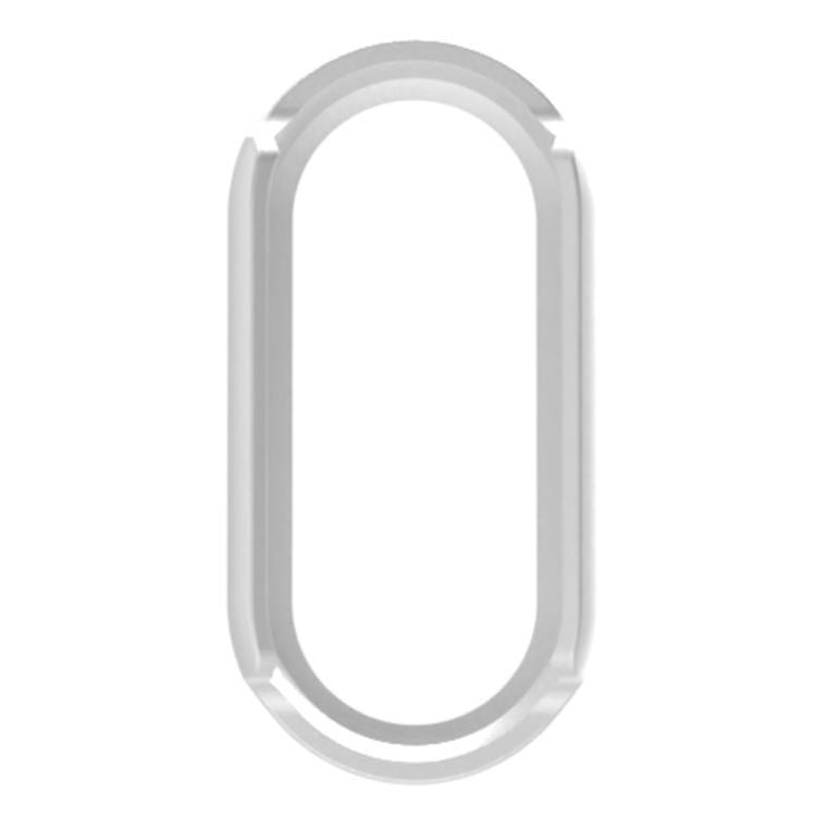For Xiaomi Mi Band 8 / 9 Ceramic / 10 Ceramic Half Coverage Hollow PC Watch Protective Cover(Silver) - Watch Cases by buy2fix | Online Shopping UK | buy2fix
