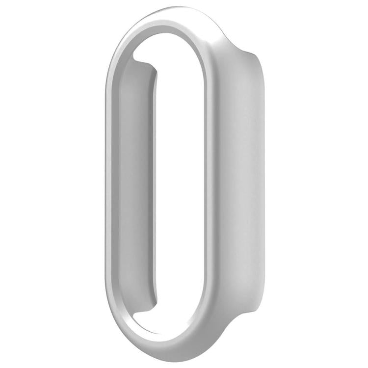 For Xiaomi Smart Band 9 / 9 NFC Half Coverage Hollow PC Watch Protective Cover(Silver) - Watch Cases by buy2fix | Online Shopping UK | buy2fix