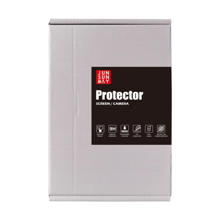For iPhone 16 Pro Max JUNSUNMAY 25pcs Silk Print Full Coverage Privacy Tempered Glass Film - iPhone 16 Pro Max Tempered Glass by JUNSUNMAY | Online Shopping UK | buy2fix