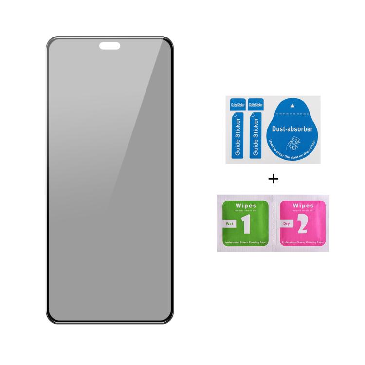 For Honor 400 5G Global 156.5mm JUNSUNMAY 25pcs Silk Print Full Coverage Privacy Tempered Glass Film - Honor Tempered Glass by JUNSUNMAY | Online Shopping UK | buy2fix